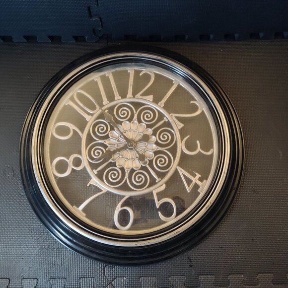 Silver Gear Wall Clock Large Wall Clock - Picture 1 of 4